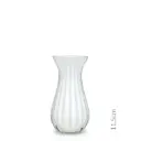 Mini Vase M61 White Murano Style Art Glass