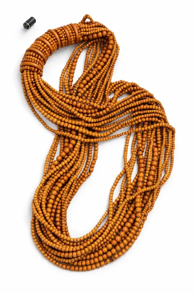 [IR191CL0] Wood Decorative Necklace for Table