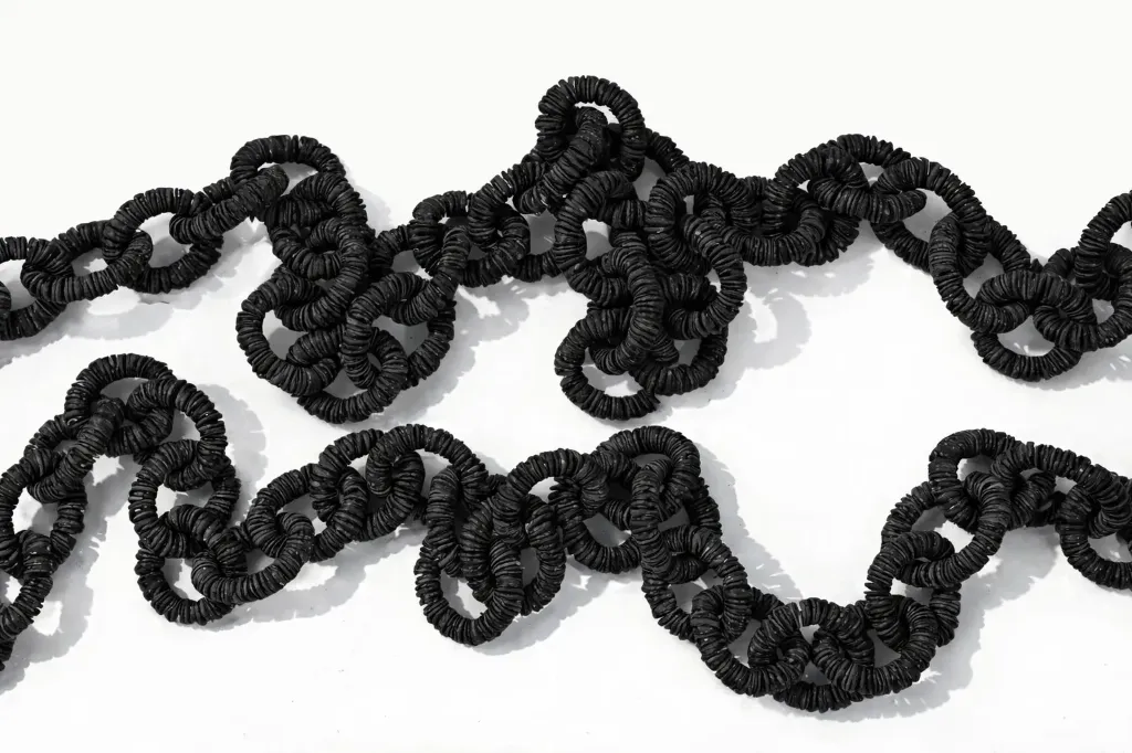 [IR059CL1] Decorative Coconut Disc Chain – 72 Links