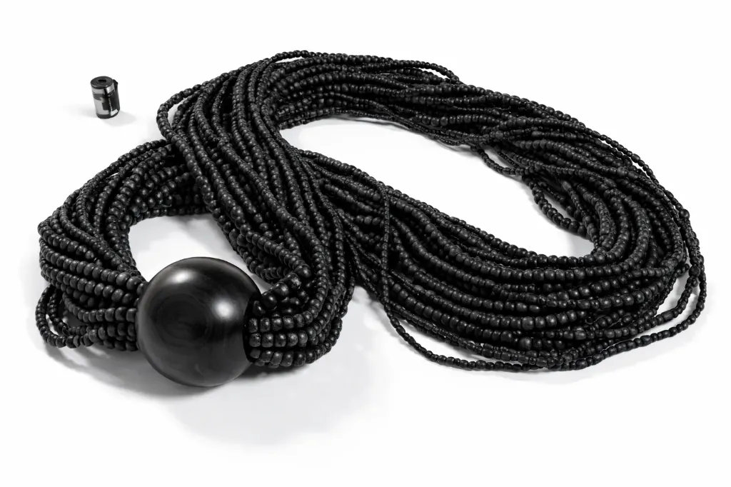 [IR117PR1] Wood Decorative Necklace